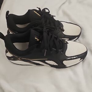 Air Jordan Heir PF Black and White Athletic Shoes Mens Size 12.5